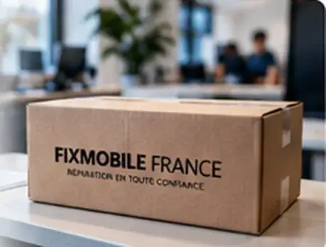 Illustration d'un colis destiné à l'envoi postal